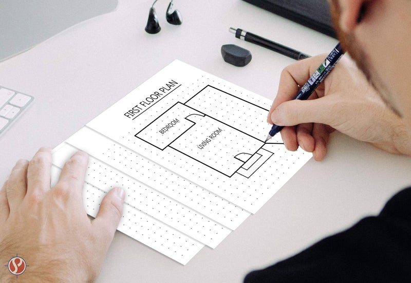 S Superfine Printing White Dot Grid Vertical Index Cards, 3â€ X 5â€ Inches | 300 Sheets Per Pack - Image 4